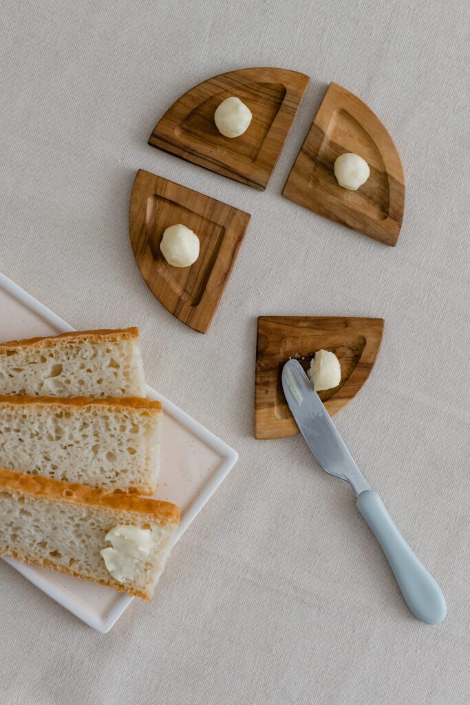 Ruoka set for spreads, bites and canapés. Handmade design by Love, Ana