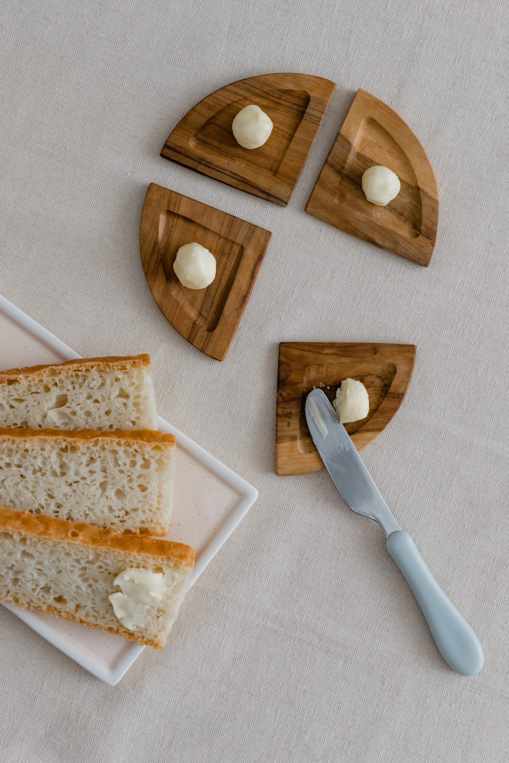 Ruoka set for spreads, bites and canapés. Handmade design by Love, Ana